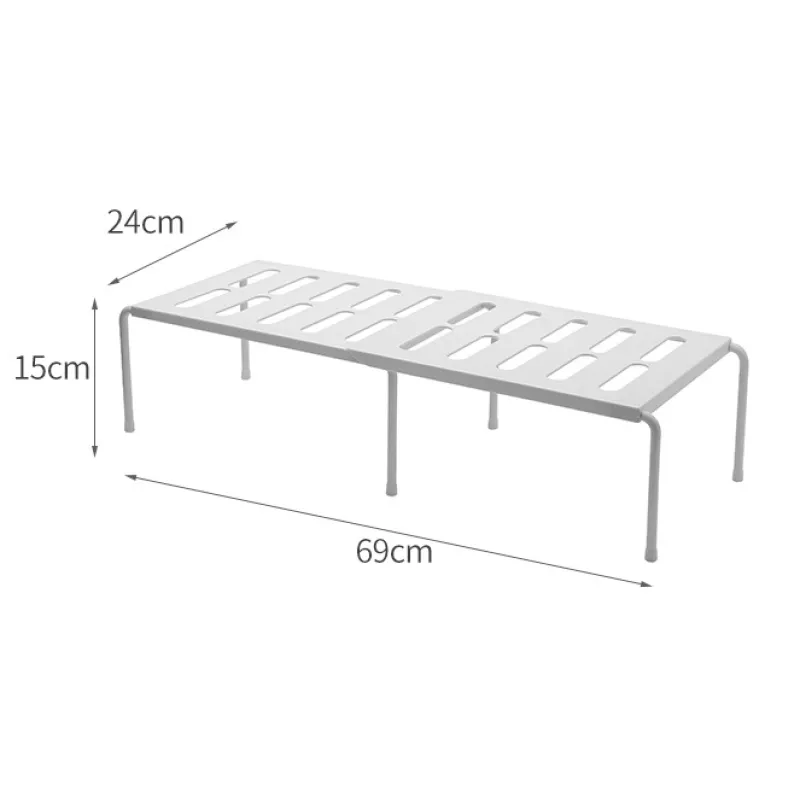 Telescopic kitchen rack kitchen supplies rack
